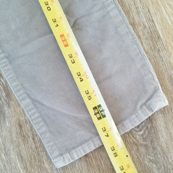J. Crew Women's Stretch Corduroy Vintage Slim Straight Pants High Rise NWT Grey - Picture 13 of 16